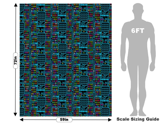 Proud Urbanite Cityscape Vehicle Wrap Scale