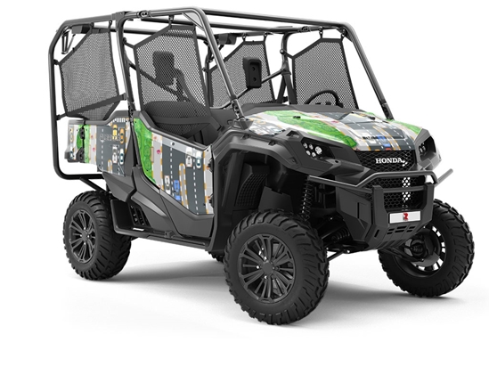 Seventh Avenue Cityscape Utility Vehicle Vinyl Wrap