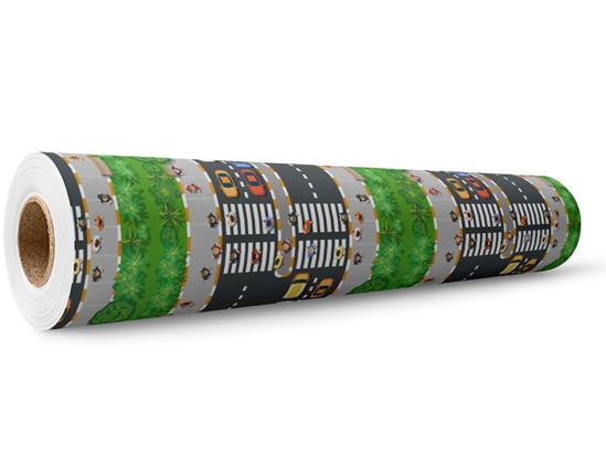 Seventh Avenue Cityscape Wrap Film Wholesale Roll