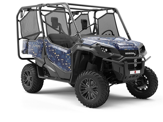 Up Late Cityscape Utility Vehicle Vinyl Wrap