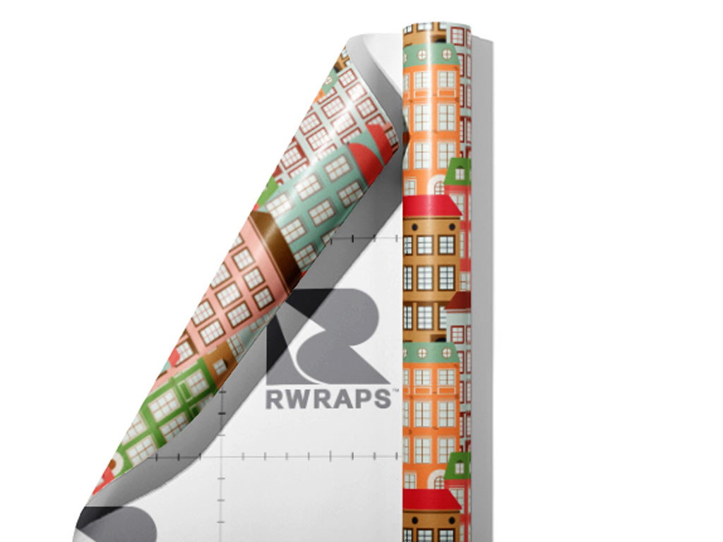 Walk Ups Cityscape Wrap Film Sheets