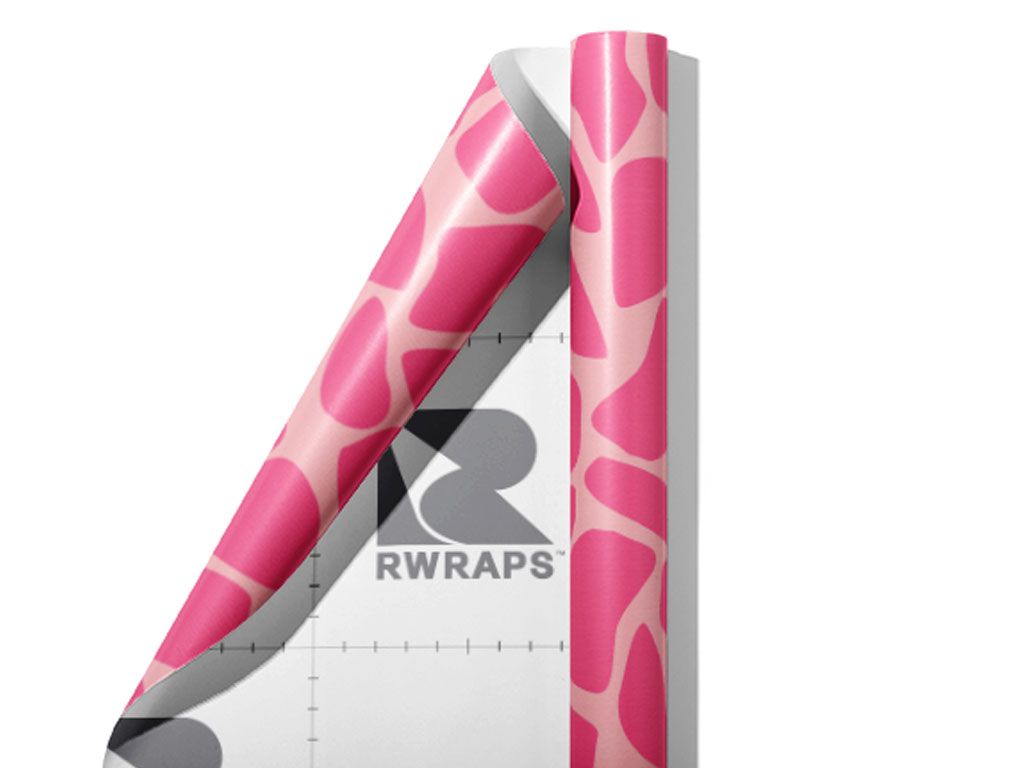 Pink  Cobblestone Wrap Film Sheets