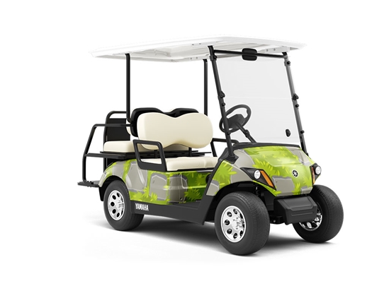 Garden Walk Cobblestone Wrapped Golf Cart