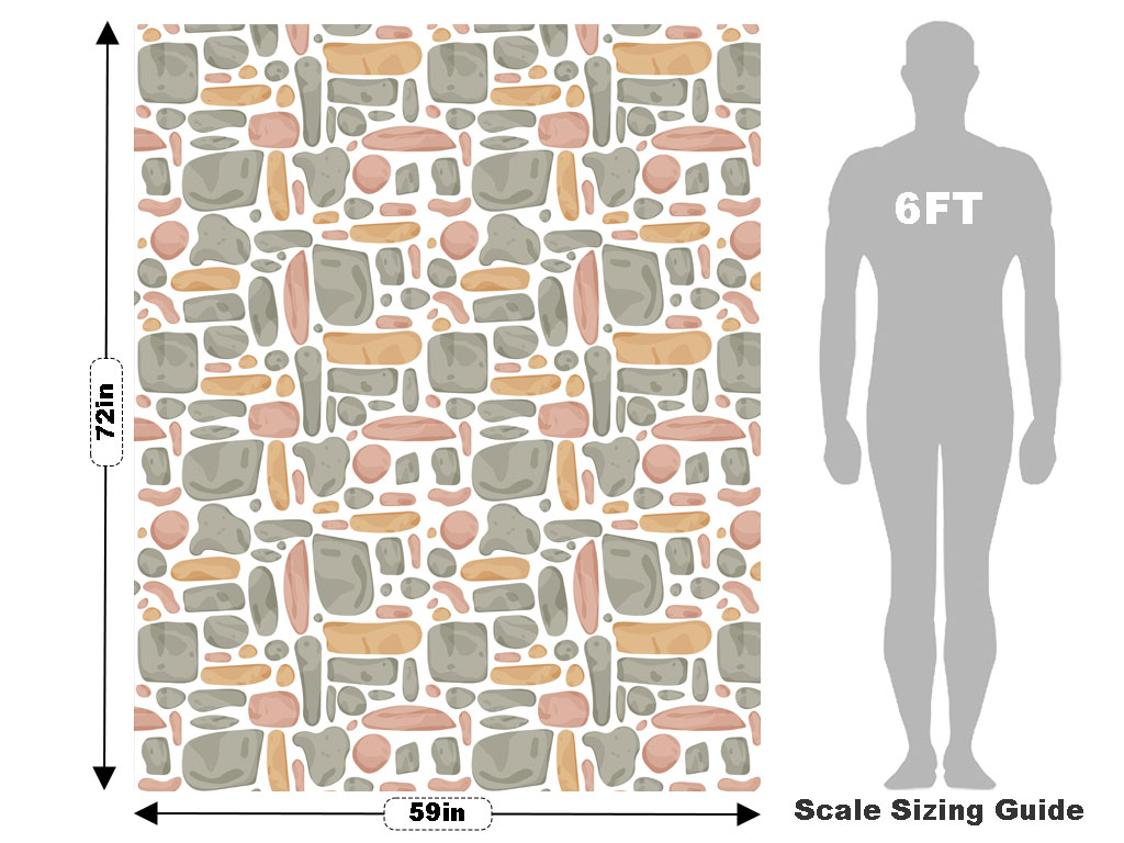 Pleasing Palette Cobblestone Vehicle Wrap Scale