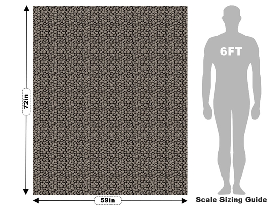 Rocky Road Cobblestone Vehicle Wrap Scale