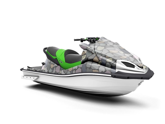 Slate  Cobblestone Jet Ski Vinyl Customized Wrap