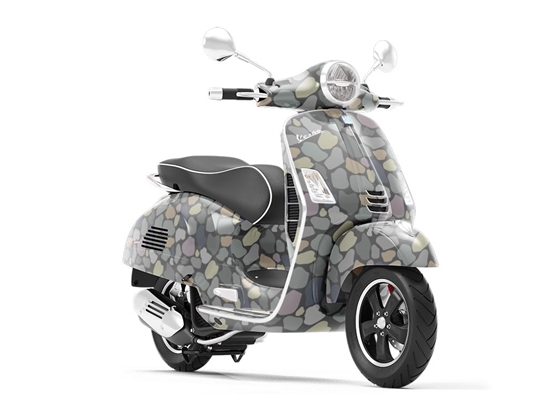 Slate  Cobblestone Vespa Scooter Wrap Film