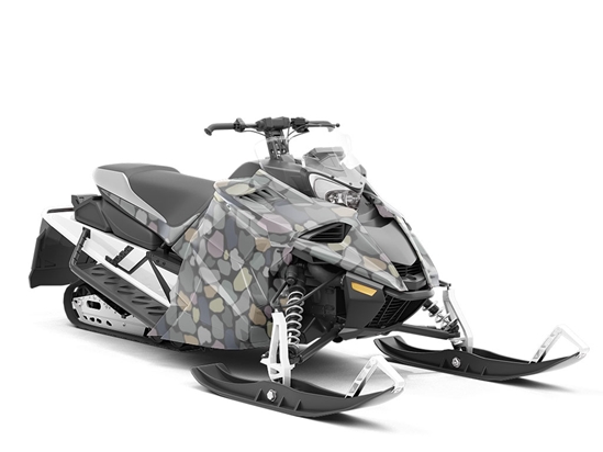 Slate  Cobblestone Custom Wrapped Snowmobile