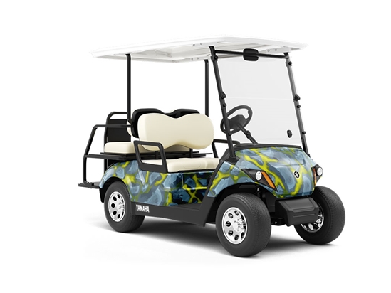 Tripping Hazard Cobblestone Wrapped Golf Cart