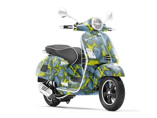 Tripping Hazard Cobblestone Vespa Scooter Wrap Film