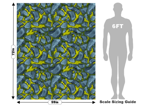 Tripping Hazard Cobblestone Vehicle Wrap Scale