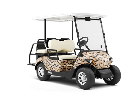 Venetian Path Cobblestone Wrapped Golf Cart