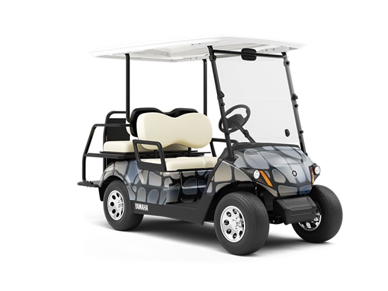 Wide Berth Cobblestone Wrapped Golf Cart