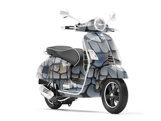 Wide Berth Cobblestone Vespa Scooter Wrap Film