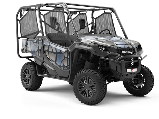 Wide Berth Cobblestone Utility Vehicle Vinyl Wrap