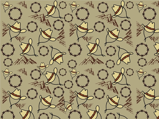 Ridge Top Cowboy Vinyl Wrap Pattern