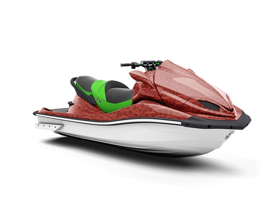 Red Caiman Crocodile Jet Ski Vinyl Customized Wrap