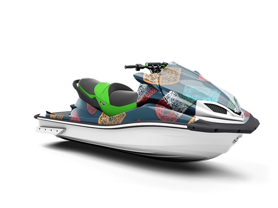 Simple Picado Day of the Dead Jet Ski Vinyl Customized Wrap