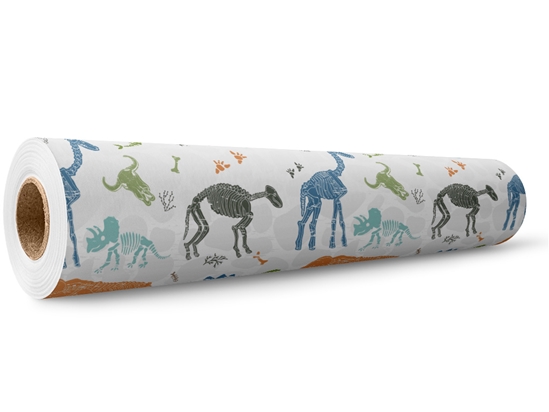 White Ice Dinosaur Wrap Film Wholesale Roll