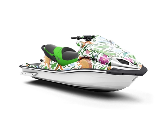 Food Chain Dinosaur Jet Ski Vinyl Customized Wrap