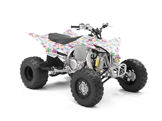 Happy Hadrosaurs Dinosaur ATV Wrapping Vinyl