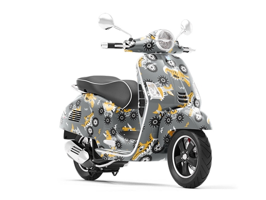 Monster Trucks Dinosaur Vespa Scooter Wrap Film