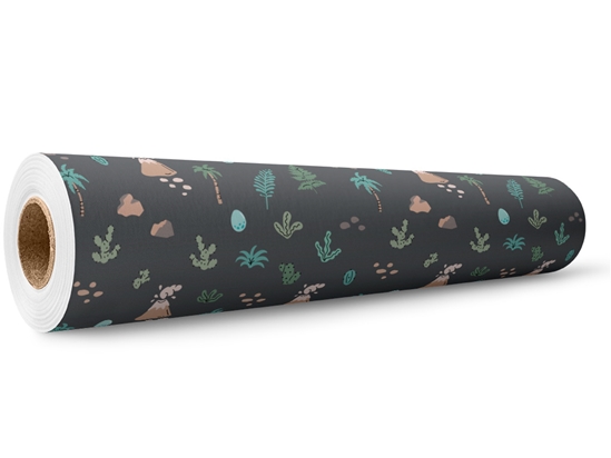 Triassic Trees Dinosaur Wrap Film Wholesale Roll