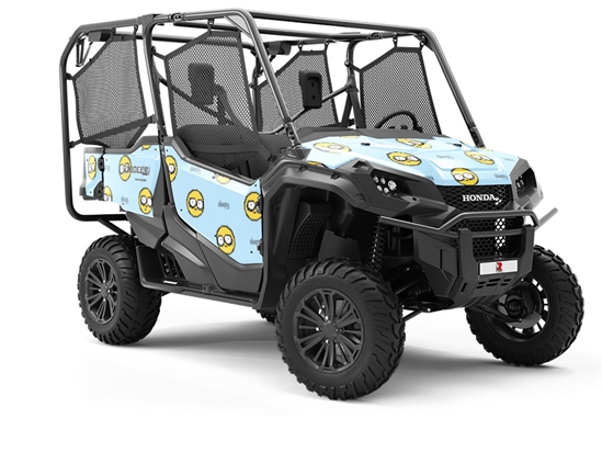 So Sleepy Emoji Utility Vehicle Vinyl Wrap