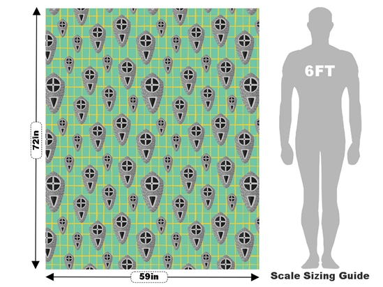 Enchanted Shield Fantasy Vehicle Wrap Scale