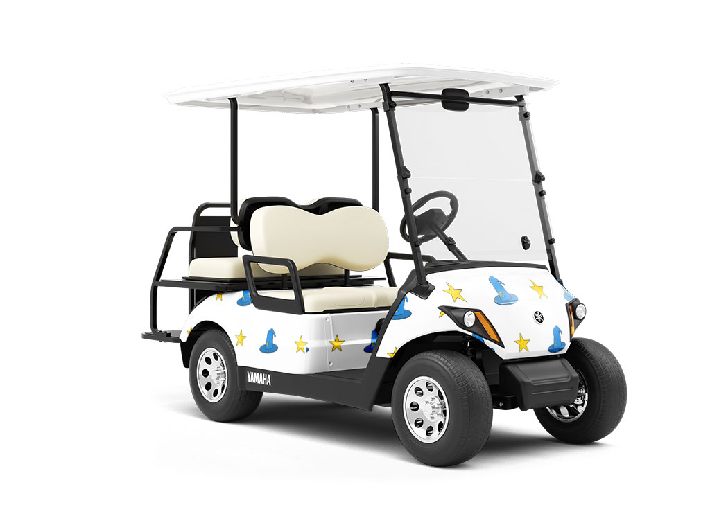 Wizard Cap Fantasy Wrapped Golf Cart