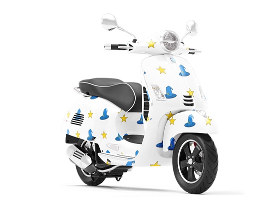 Wizard Cap Fantasy Vespa Scooter Wrap Film