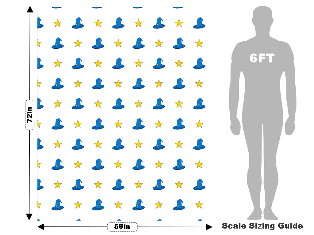 Wizard Cap Fantasy Vehicle Wrap Scale