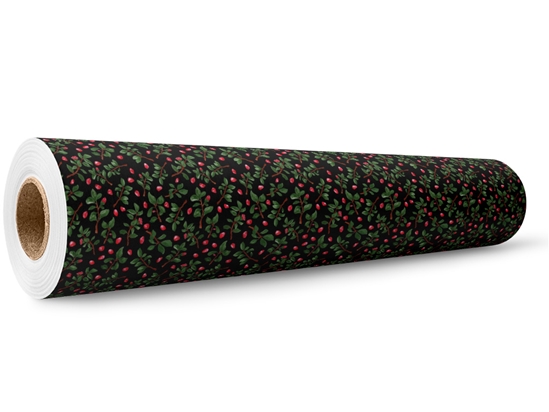 Midnight Sweetpea Floral Wrap Film Wholesale Roll