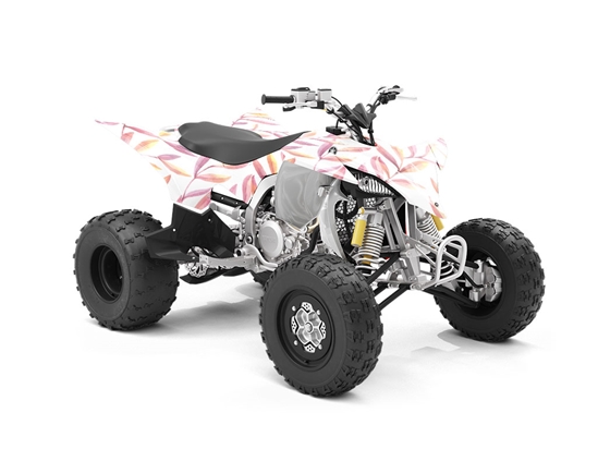 Twilight Leaves Floral ATV Wrapping Vinyl