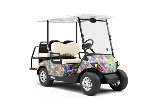 Forgotten Words Floral Wrapped Golf Cart