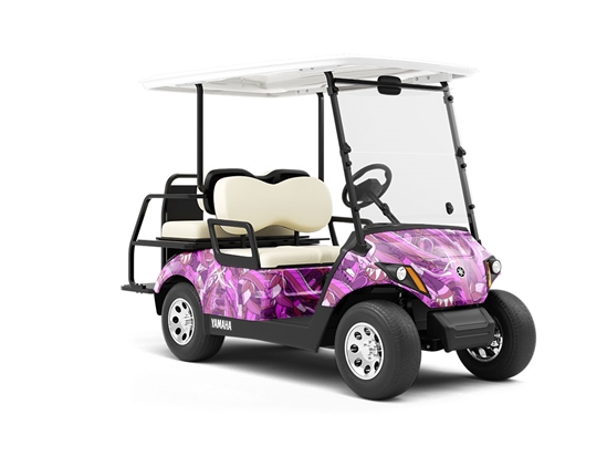Lady Sif Floral Wrapped Golf Cart