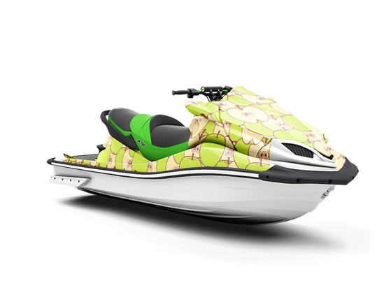 Granny Smith Fruit Jet Ski Vinyl Customized Wrap