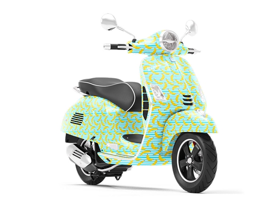 Gold Finger Fruit Vespa Scooter Wrap Film