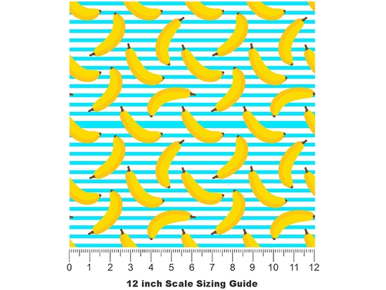 Gold Finger Fruit Vinyl Film Pattern Size 12 inch Scale