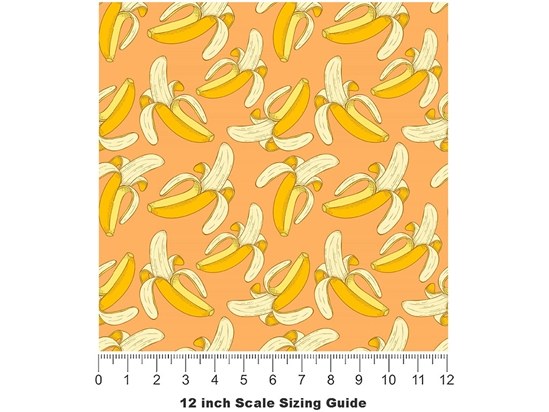 Peel Out Fruit Vinyl Film Pattern Size 12 inch Scale