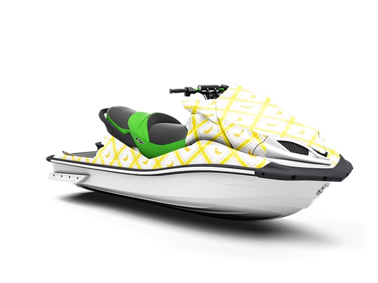 Plaid Plantains Fruit Jet Ski Vinyl Customized Wrap