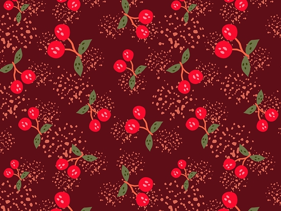 Mellifluous Maraschino Fruit Vinyl Wrap Pattern