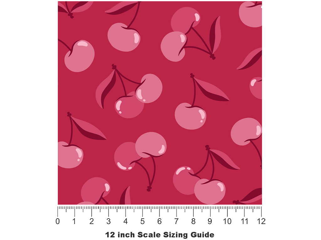 Stone Heart Fruit Vinyl Film Pattern Size 12 inch Scale