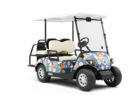 Green Dwarf Fruit Wrapped Golf Cart