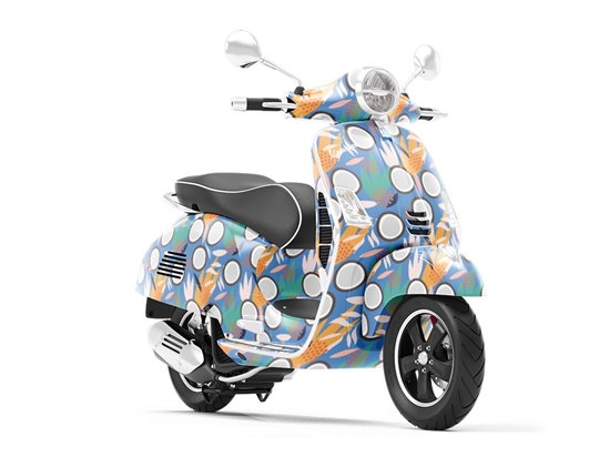 Green Dwarf Fruit Vespa Scooter Wrap Film