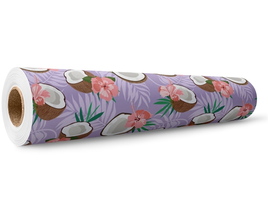 Purple Hibiscus Fruit Wrap Film Wholesale Roll