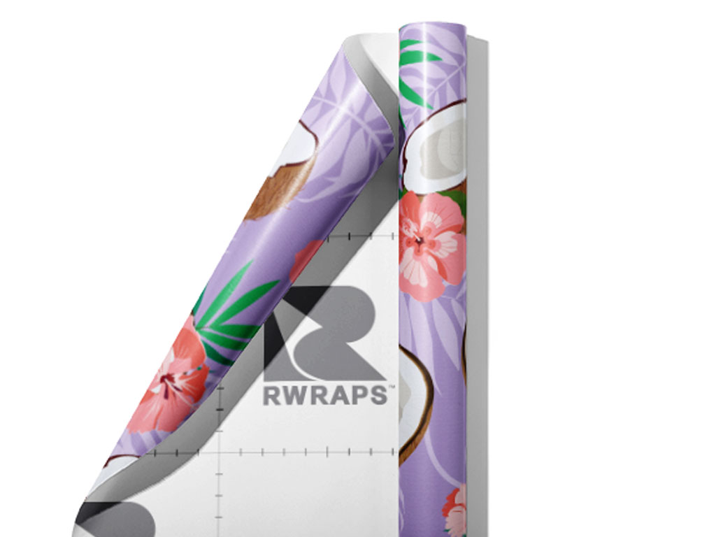 Purple Hibiscus Fruit Wrap Film Sheets