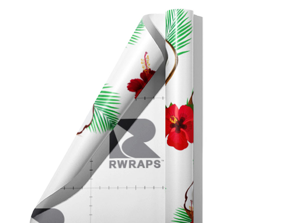 Red Hibiscus Fruit Wrap Film Sheets