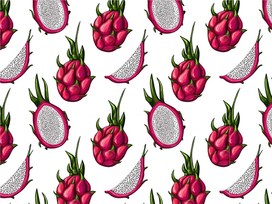 Red Jaina Fruit Vinyl Wrap Pattern