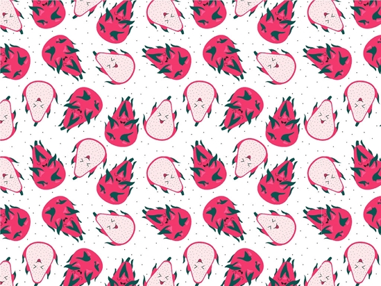 Sugar Dragons Fruit Vinyl Wrap Pattern